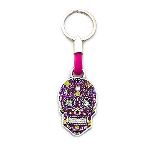 SOUVENIRS INSTANTE REGALOS Llavero Calavera Mexicana Metal 6 Cm. (Rosa) SOUVENIRS INSTANTE REGALOS Llavero Calavera Mexicana Metal 6 Cm. (Rosa)