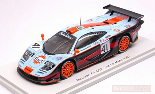 Spark Model S5083 MC Laren F1 GTR N.41 LM 1997 OLOFSSON-RAPHANEL-GOUNON 1:43 Compatible con Spark Model S5083 MC Laren F1 GTR N.41 LM 1997 OLOFSSON-RAPHANEL-GOUNON 1:43 Compatible con