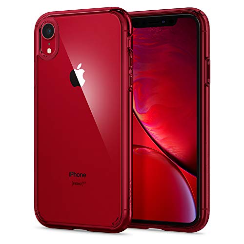 Spigen Funda Ultra Hybrid Compatible con iPhone XR - Rojo
