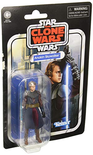 Star Wars The Vintage Collection Anakin Skywalker Juguete, Escala de 9,5 cm, Figura de acción de Star Wars: The Clone Wars, Juguetes para niños a Partir de 4 años Star Wars The Vintage Collection Anakin Skywalker Juguete, Escala de 9,5 cm, Figura de acción de Star Wars: The Clone Wars, Juguetes para niños a Partir de 4 años
