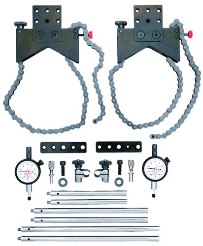 Starrett S668DZ - Juego de abrazaderas de alineación de eje con funda ajustada