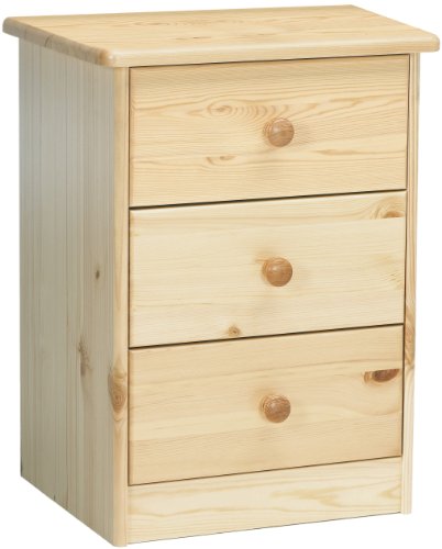 Steens 17800319 Mario - Mesilla De Noche (57 X 42 X 35 Cm), Madera Maciza De Pino, Lacada En Color Natural Steens 17800319 Mario - Mesilla De Noche (57 X 42 X 35 Cm), Madera Maciza De Pino, Lacada En Color Natural