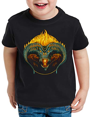 style3 Balrog Camiseta para Niños T-Shirt anilo Nueva Zelanda Mago Tierra, Talla:116