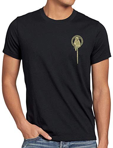 style3 Mano del Rey Camiseta para Hombre T-Shirt Tyrion Lannister Baratheon, Talla:M, Color:Negro