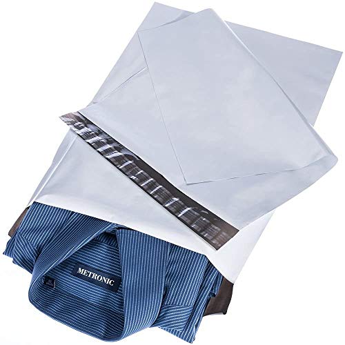 Switory 100pc 25.5cmx33.1cm Bolsas para Envíos, Anuncios de correo de polietileno blanco, sobres de envío Sobres de correo Bolsas para embalaje