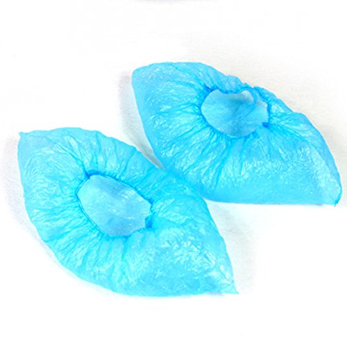 szlsl88 100 Fundas Desechables para Zapatos, 50 Pares de Zapatos de plástico, Antideslizantes, para Interior, No nulo, Azul, 100pcs szlsl88 100 Fundas Desechables para Zapatos, 50 Pares de Zapatos de plástico, Antideslizantes, para Interior, No nulo, Azul, 100pcs