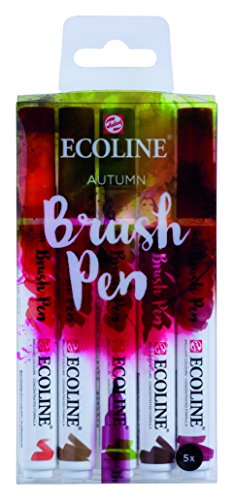 Talens Ecoline 5 brush pens "Autumn"