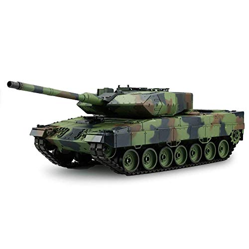 Tanktoyd 2.4GHz M 1:16 Metal Gears Scale Stunt Racing Tank Armadura Militar de Alta Velocidad Vehículo Todoterreno