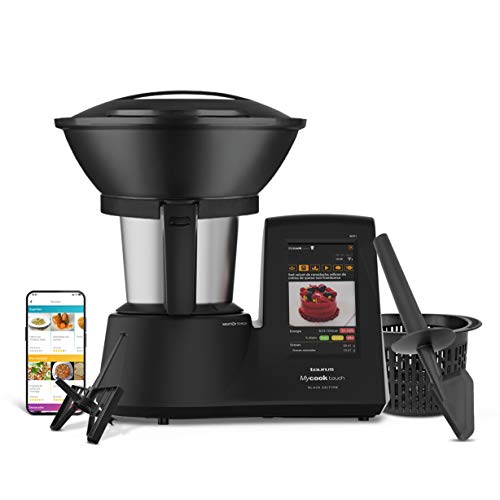 Taurus Mycook Touch Black Edition - Robot de Cocina con wifi, 1600W, 2L, hasta 140º, multifunción, miles de recetas gratuitas e ilimitadas, app mycook, conectividad con tu smartphone, Vaporera, Negro Taurus Mycook Touch Black Edition - Robot de Cocina con wifi, 1600W, 2L, hasta 140º, multifunción, miles de recetas gratuitas e ilimitadas, app mycook, conectividad con tu smartphone, Vaporera, Negro