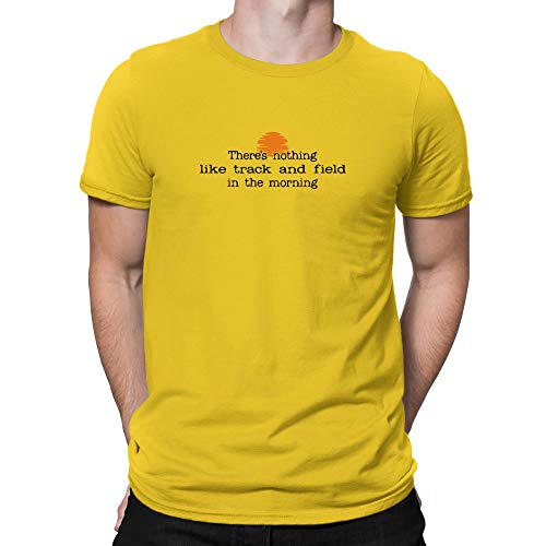 Teeburon There's Nothing Like Track and Field in The Morning Camiseta M
