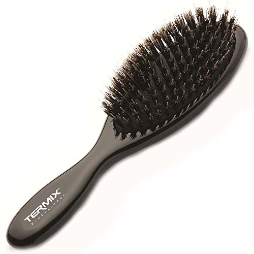 Termix - Cepillo de pelo para extensiones. Mezcla de fibras naturales de jabalí y nylon flexible que no dañan la unión o fijación. Tamaño grande. Disponible en 2 tamaños.