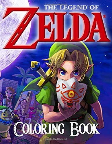 The Legend Of Zelda Coloring Book: 50+ Great Coloring Pages for Kids and Teens