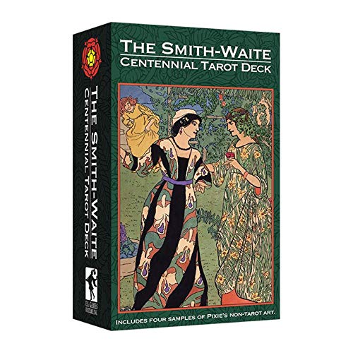 The Smith Waite Centennial Tarot Deck Tamaño estándar en inglés completo con folleto de guía de instrucciones IMPRESO Cartas de oráculo de adivinación Juegos de juguetes de adivinación