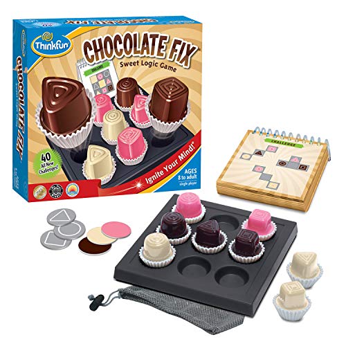 Think Fun Chocolate Fix Juego de Habilidad, Multicolor (Ravensburger 76330) , Modelos/colores Surtidos, 1 Unidad Think Fun Chocolate Fix Juego de Habilidad, Multicolor (Ravensburger 76330) , Modelos/colores Surtidos, 1 Unidad