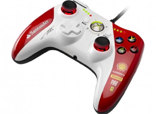 Thrustmaster GPX LIGHTBACK FERRARI F1 EDITION - Gamepad - Xbox360 / PC - Dos motores de vibración e Indicador de velocidad - Licencia Oficial Ferrari