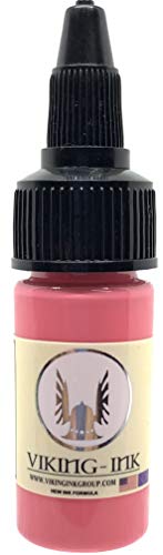 Tinta para tatuaje - BUBBLE GUM PINK 0.5oz (15ml) - VIKING INK USA - Los mejores colores y negros en tintas para tatuaje del mercado - VEGANAS