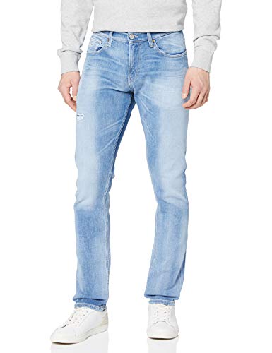 Tommy Jeans Hombre Scanton Heritage Qncld Straight Jeans, Azul (Quincy Lt Bl Com Ds 1aj), W32/L30
