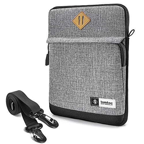 tomtoc Bolso de Hombro para Tableta para 12.9" iPad Pro (3/4 Gen) 2018-2019 con Apple Pencil Smart Keyboard y Logitech Slim Folio Pro Case, Funda Protectora con Bolsillo para Tablet y Accesorios tomtoc Bolso de Hombro para Tableta para 12.9" iPad Pro (3/4 Gen) 2018-2019 con Apple Pencil Smart Keyboard y Logitech Slim Folio Pro Case, Funda Protectora con Bolsillo para Tablet y Accesorios