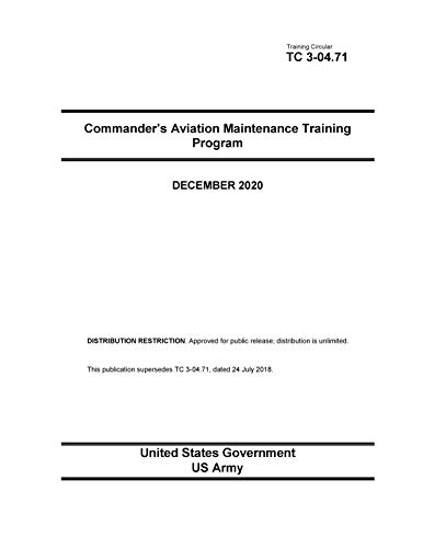 Training Circular TC 3-04.71 Commander’s Aviation Maintenance Training Program December 2020 (English Edition)