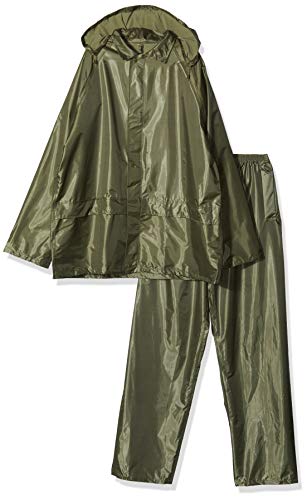 Traje impermeable Mil-Tec, color negro, Hombre, color verde, tamaño XXXXL Traje impermeable Mil-Tec, color negro, Hombre, color verde, tamaño XXXXL