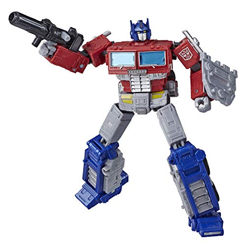 Transformers Toys Generations War for Cybertron: Earthrise Leader WFC-E11 Optimus Prime - Figura de acción para niños de 8 años y más, 17,5 cm