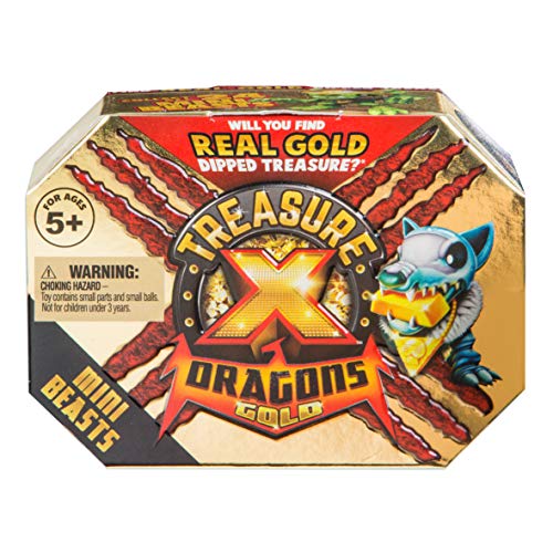 TREASURE X- Dragons Gold Mini Bestia Pack Estilos variados, Multicolor (Moose LTD 41512) , color/modelo surtido