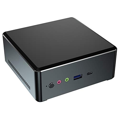 UCMDA Mini PC - Windows 10 Home, Procesador AMD Ryzen ™ 3 2200U (hasta 3.4GHz), DDR4 8GB+128G NVME SSD, UHD 4K @ 60Hz HDMI & DP, DIY 2,5 Pulgadas Computadora de Escritorio WiFi de Doble Banda SATA