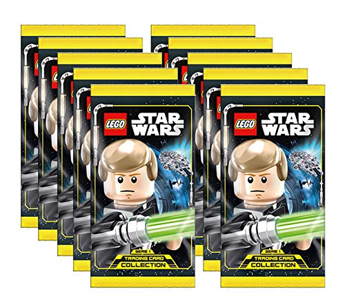 Unbekannt Lego Star Wars Serie 1 Trading Cards - Juego de Cartas coleccionables (10 Unidades, en alemán)