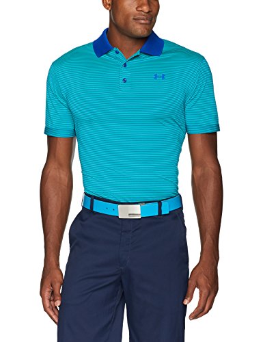 Under Armour Men's Performance Patterned Polo, Royal (400)/Royal, Medium