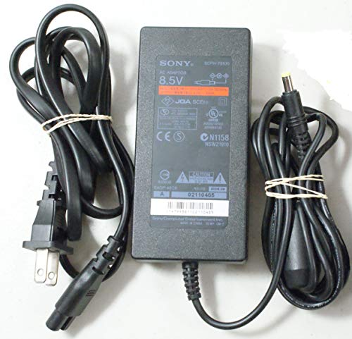 Unknown Accesorios del juego video oficial de Sony PS2 delgado Adaptador de CA Cable de alimentación SCPH-70100