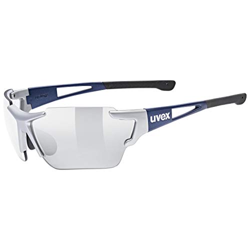 Uvex Sportstyle 803 Race VM Gafas de Deporte, Adultos Unisex, Silver Blue Metallic/Silver, One Size
