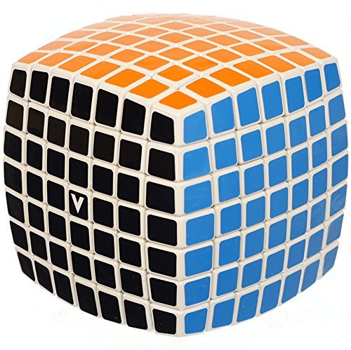 V-Cube 7 x 7 x 7 Rompecabezas de Cubo de Velocidad giratoria, Multicolor (Compudid 003)