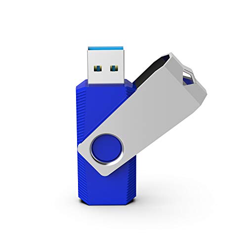 Vansuny Memorias USB 3.0 64 GB, Alta Velocidad, Pen Drive USB 3.0 Flash Drive 64GB con indicador LED para PC, Desktop, Portátil, Consolas de Juegos, Almacenamiento de Datos (Azul)