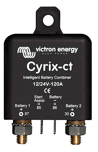 Victron Energy CYR010120011 Acoplador de batería, Cyrix-ct 12V/24V 120A, talla única Victron Energy CYR010120011 Acoplador de batería, Cyrix-ct 12V/24V 120A, talla única
