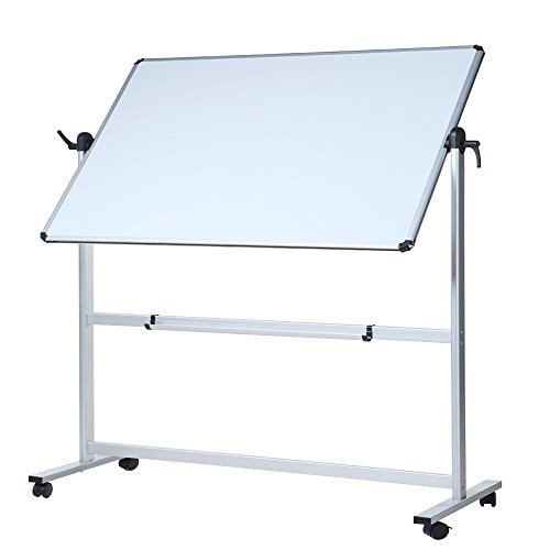 VIZ-PRO Pizarra blanca móvil de doble cara, 1500x1200mm VIZ-PRO Pizarra blanca móvil de doble cara, 1500x1200mm
