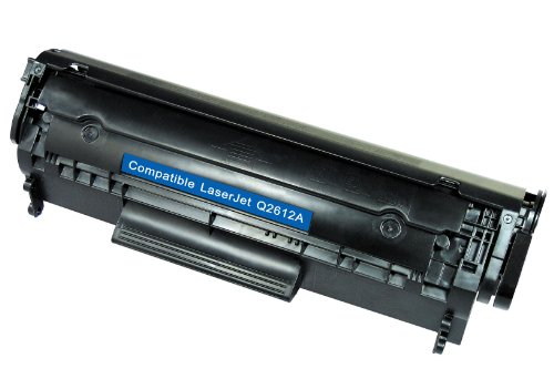White Box Q2612A/ 12A - Cartucho de tóner compatible con HP LaserJet (modelos 1010/1012/ 1015/1018/ 1020/3010/ 3015/3020/ 3030/3050/ 3052/3055/ M1005)
