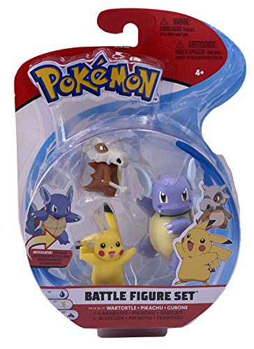 Wicked Pokemon Battle 3 Pack - Wartortle, Pikachu & Cubone