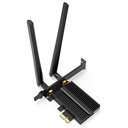 WIFI 6 PCI Express con Bluetooth 5.1,Tarjeta de Red Gigabit Ethernet 802.11ax,WIFI Adaptador AX2974Mbps con 2x6DB Antenas,WiFi-6 Wireless Dual Band per Windows 10 (64bit),OFDMA MU-MIMO Technology WIFI 6 PCI Express con Bluetooth 5.1,Tarjeta de Red Gigabit Ethernet 802.11ax,WIFI Adaptador AX2974Mbps con 2x6DB Antenas,WiFi-6 Wireless Dual Band per Windows 10 (64bit),OFDMA MU-MIMO Technology