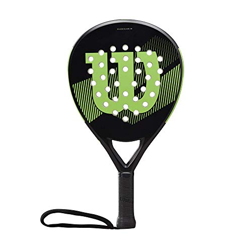 Wilson Blade Junior WR033211U0 - Pala de Pádel, Juvenil, Fibra de Vídro y EVA, 300 g, Negro y Verde Wilson Blade Junior WR033211U0 - Pala de Pádel, Juvenil, Fibra de Vídro y EVA, 300 g, Negro y Verde
