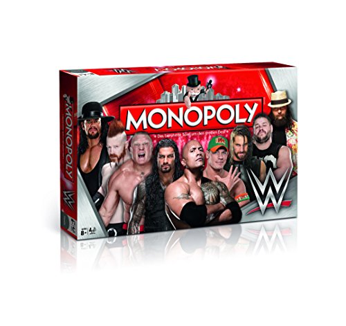 Winning Moves Juego de Mesa 44314 de Monopoly:Lucha Libre de la WWE