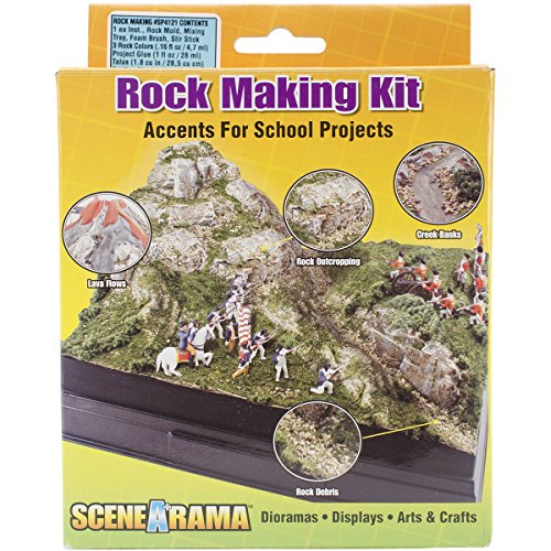 Woodland Scenics cartón Diorama Kit Rock Making