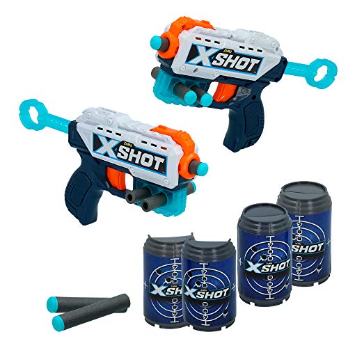 X-Shot - Pack 2 pistolas Recoil X-Shot Excel + 6 botes (44769)