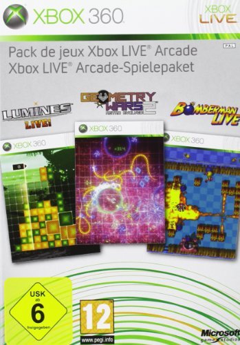 Xbox Live Arcade Spielepaket 4 Spiele Lumines, Geometry Wars, Bomberman Live [German Version] by Microsoft