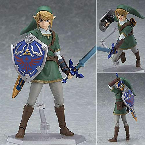 XINHANG Zelda Figura Juguetes 1pcs Figma Zelda Link Twilight Princesa Figura De Acción Muñeca