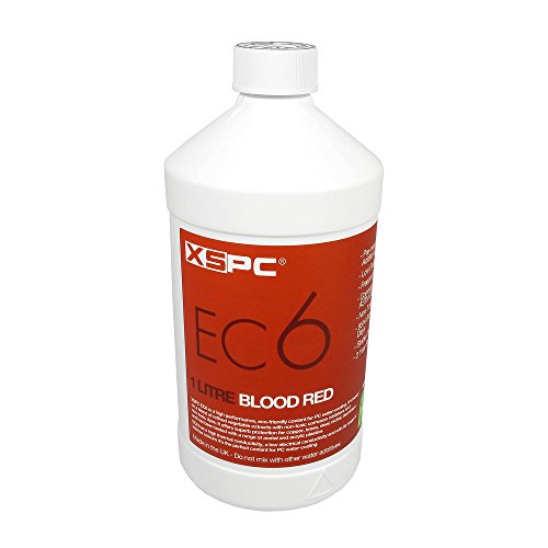 XSPC XS-EC6-RD Refrigerante no conductivo, Sangre Rojo XSPC XS-EC6-RD Refrigerante no conductivo, Sangre Rojo