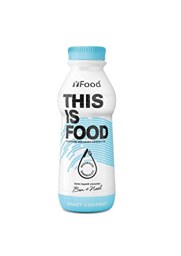 YFood Coconut | Batido Sustitutivo | Sustitutivo de comida sin lactosa ni gluten | 33g de proteínas, 26 vitaminas y minerales | 25% de las calorías diarias requeridas | 12 x 500 ml (1kcal/ml)
