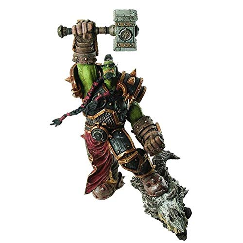 YIGEYI World of Warcraft: Serie Premium 2: Orco Guerra: Figura de acción de Thrall 10,2 Pulgadas de PVC Figuras de colección Modelo de Caracteres Estatua Juguetes