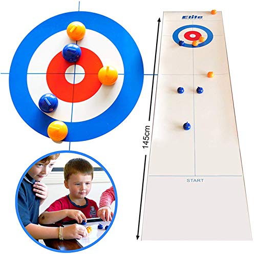 YMSM Be Good Mind Tabletop Curling Game,Family Fun Board Games,Portable Mini Tabletop Games for Family/School/Travel
