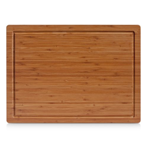 Zeller 25220 Tabla para Cortar, Madera, Marrón, 45x33x3 cm