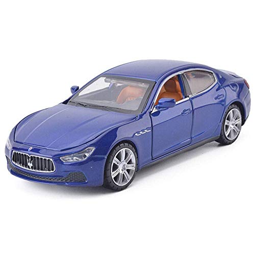 01:32 Escala Ghibli tira del coche-modelo de juguete de aleación de coche fundido a troquel con el sonido de metal ligero Simulación Colección decoración de coches de juguete fino regalo del arte dura